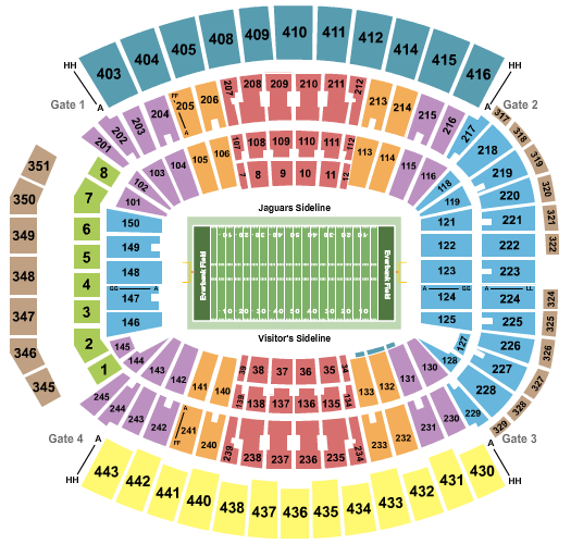 Gator Bowl 2022 Tickets Gator Bowl at TIAA Bank Field